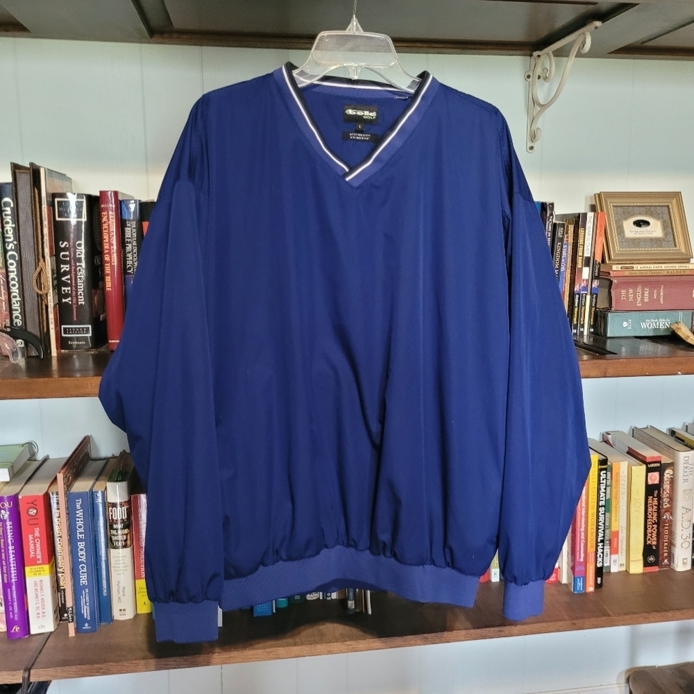 bolle Royal Blue V-Neck Pullover Windbreaker